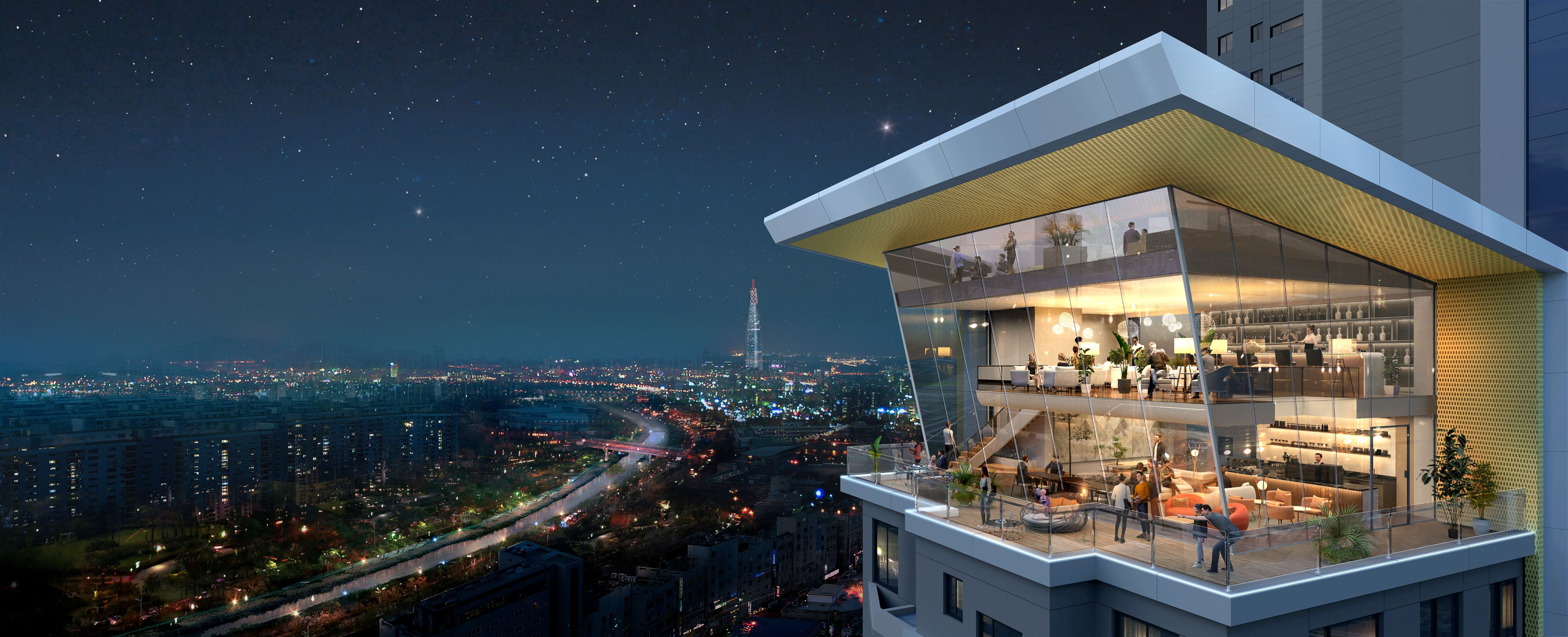 개포 써밋 187 스카이조감도 / 사진제공=대우건설