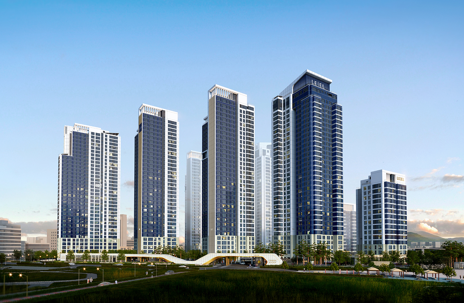 청담르엘 단지투시도 / 사진제공=롯데건설