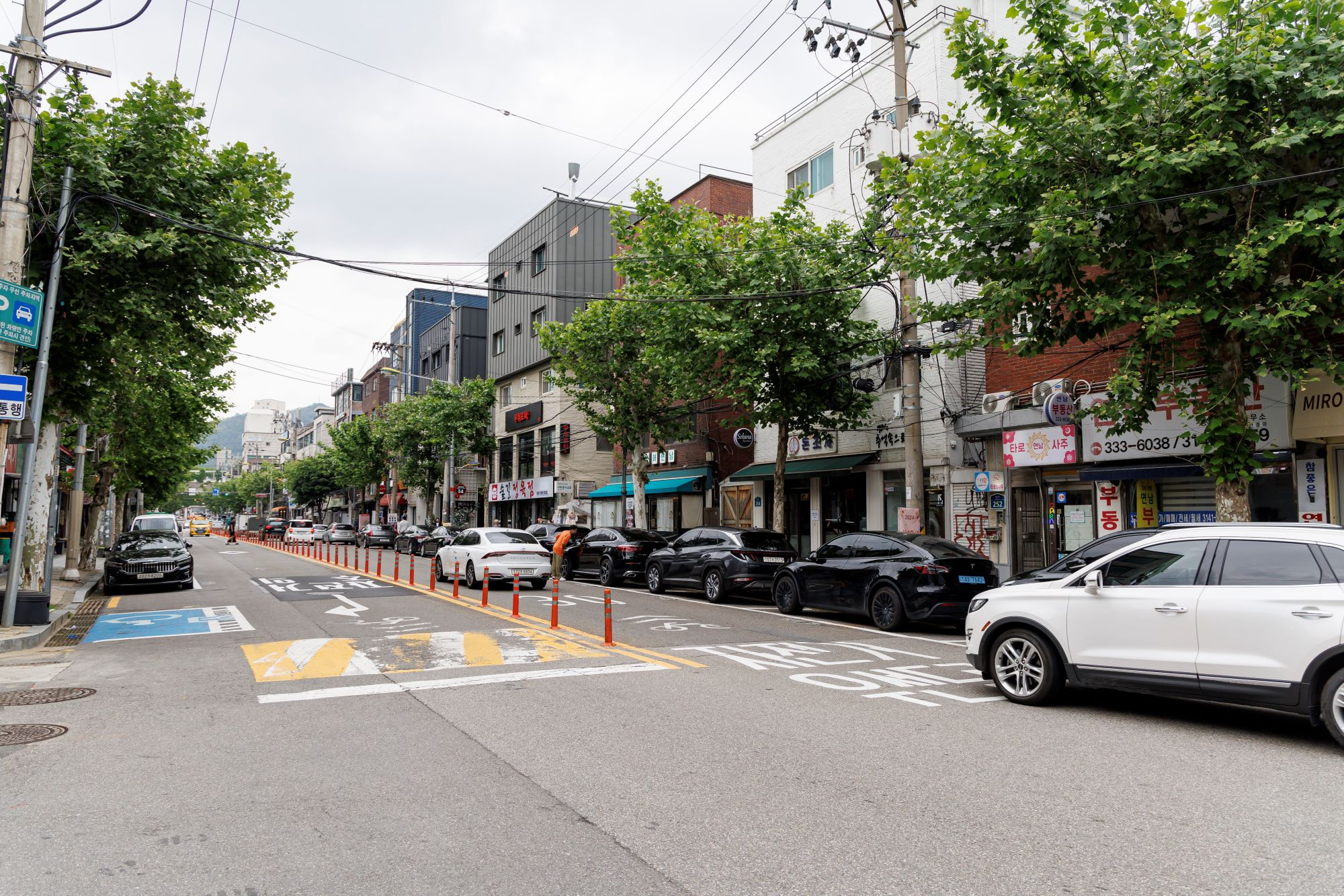 연남동 '끼리끼리 거리'로 탈바꿈 예정인 노상주차장./사진제공=마포구