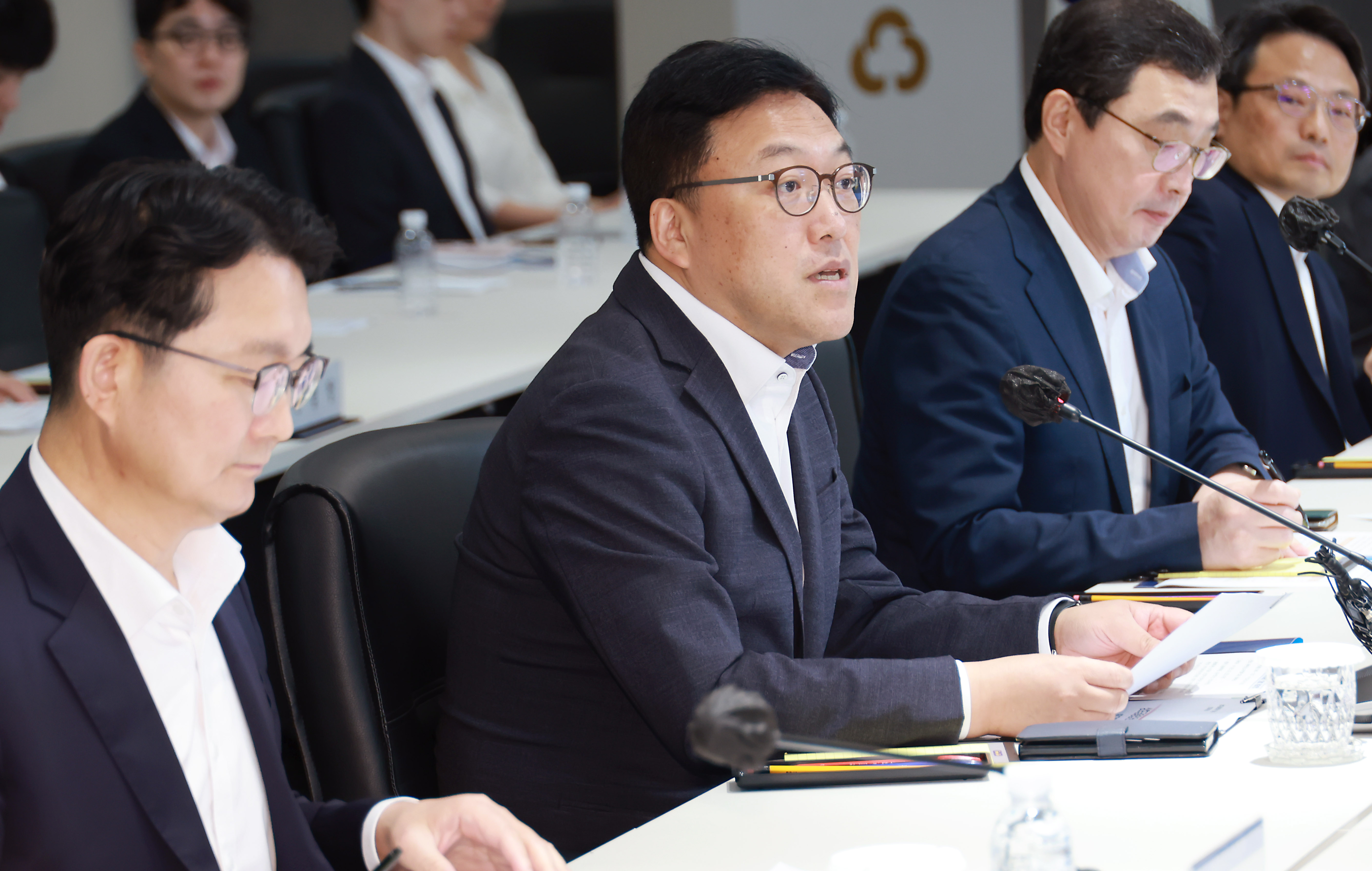 김병환 금융위원장이 9일 서울 새마을금고중앙회에서 열린 '금융위원회-상호금융권 간담회'에서 발언하고 있다.(2024.09.09.)/사진 제공 = 금융위원회