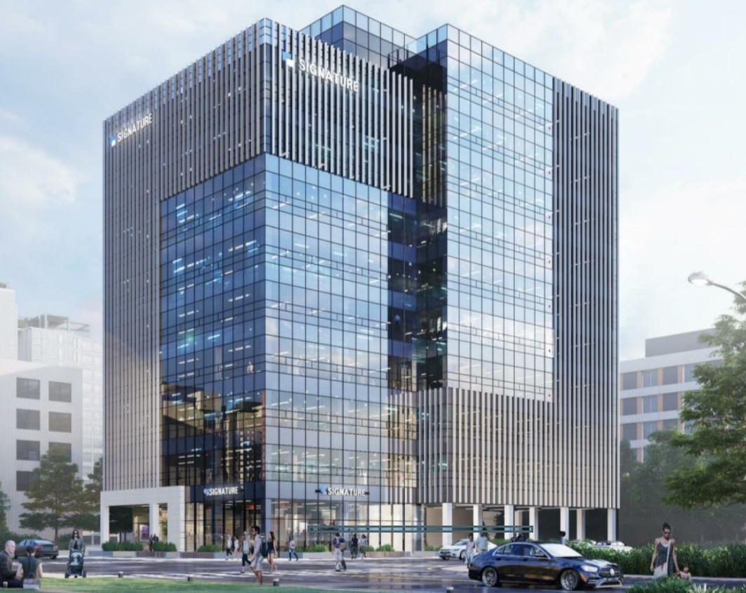 경기도 성남시 구미동 업무시설 투시도./사진제공=요진건설