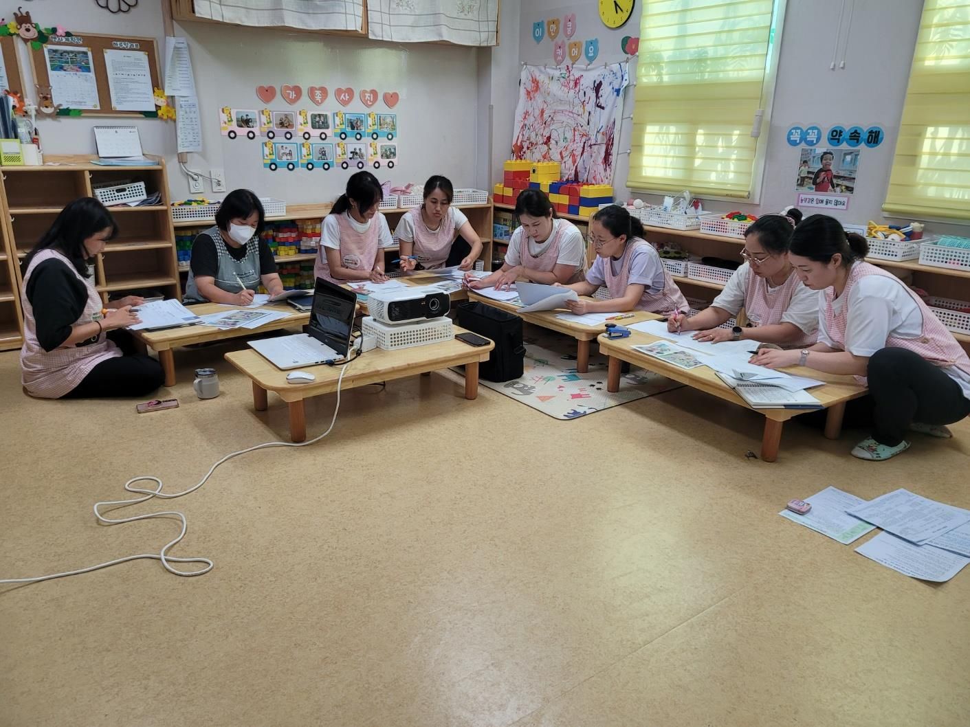 부영 '사랑으로' 어린이집 교사 교육./사진제공=부영그룹