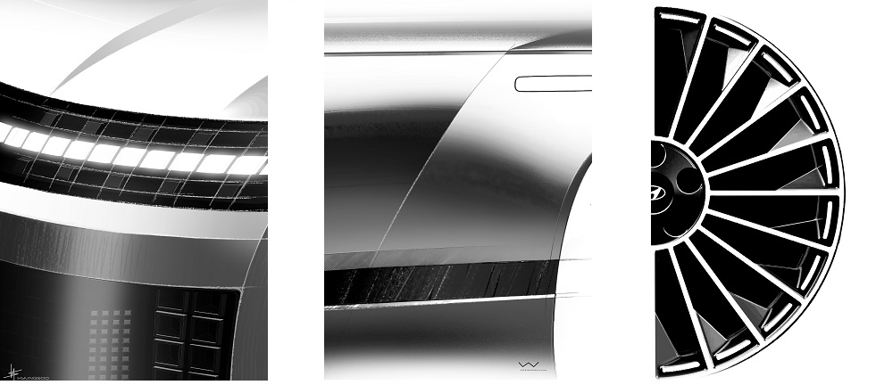 현대차 아이오닉9 티저 공개 "유려한 곡선"