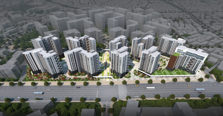 방화6재정비촉진구역주택 재건축정비사업 조감도./사진제공=서울시