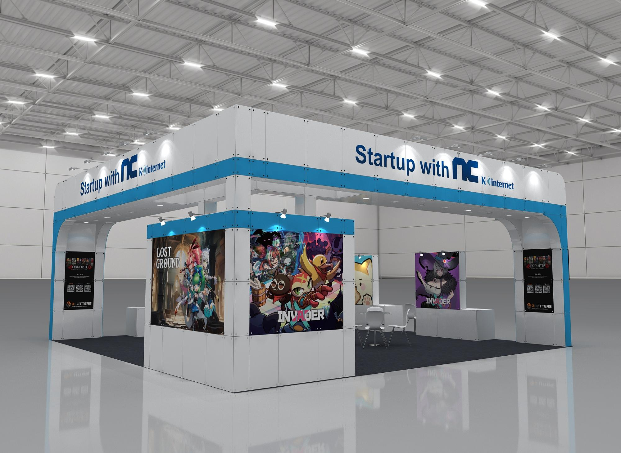 엔씨소프트 지스타 2024 인디게임 지원 부스. / 사진=엔씨소프트