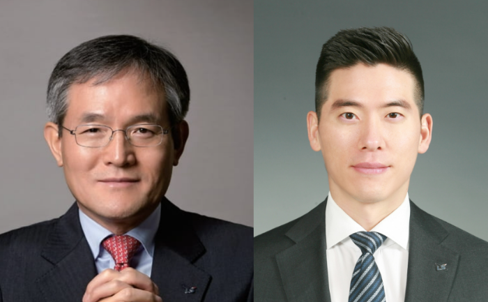 (왼쪽부터) 도석구 LS MnM 대표이사 부회장과 구동휘 LS MnM 대표이사 부사장. /사진제공=LS그룹