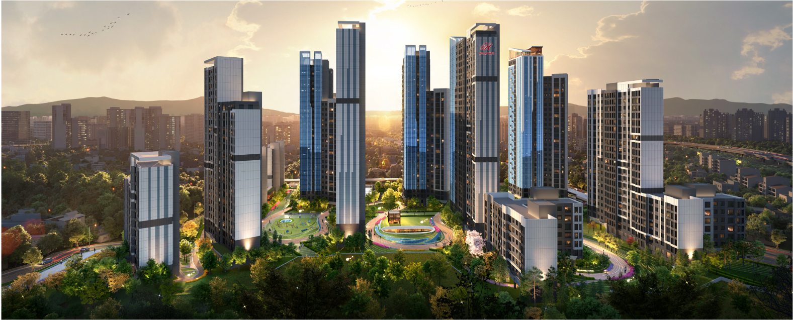 마장세림 재건축정비사업 투시도,/사진제공=현대건설