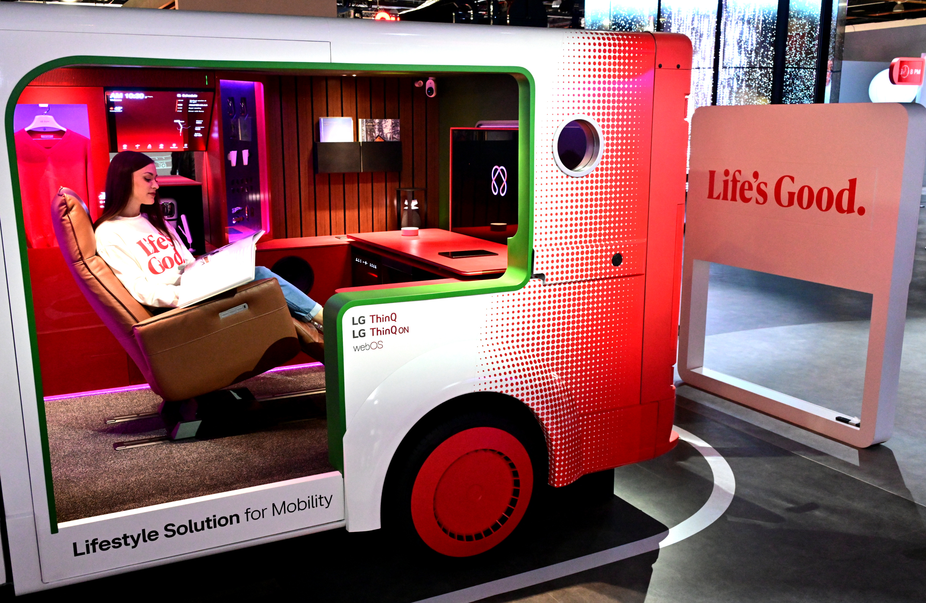 LG전자 미래 스마트 모빌리티 생태계 전시관. / 사진=LG전자