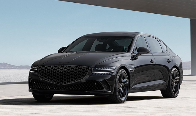 제네시스 G80 블랙 출시 '고급스러운 올블랙'