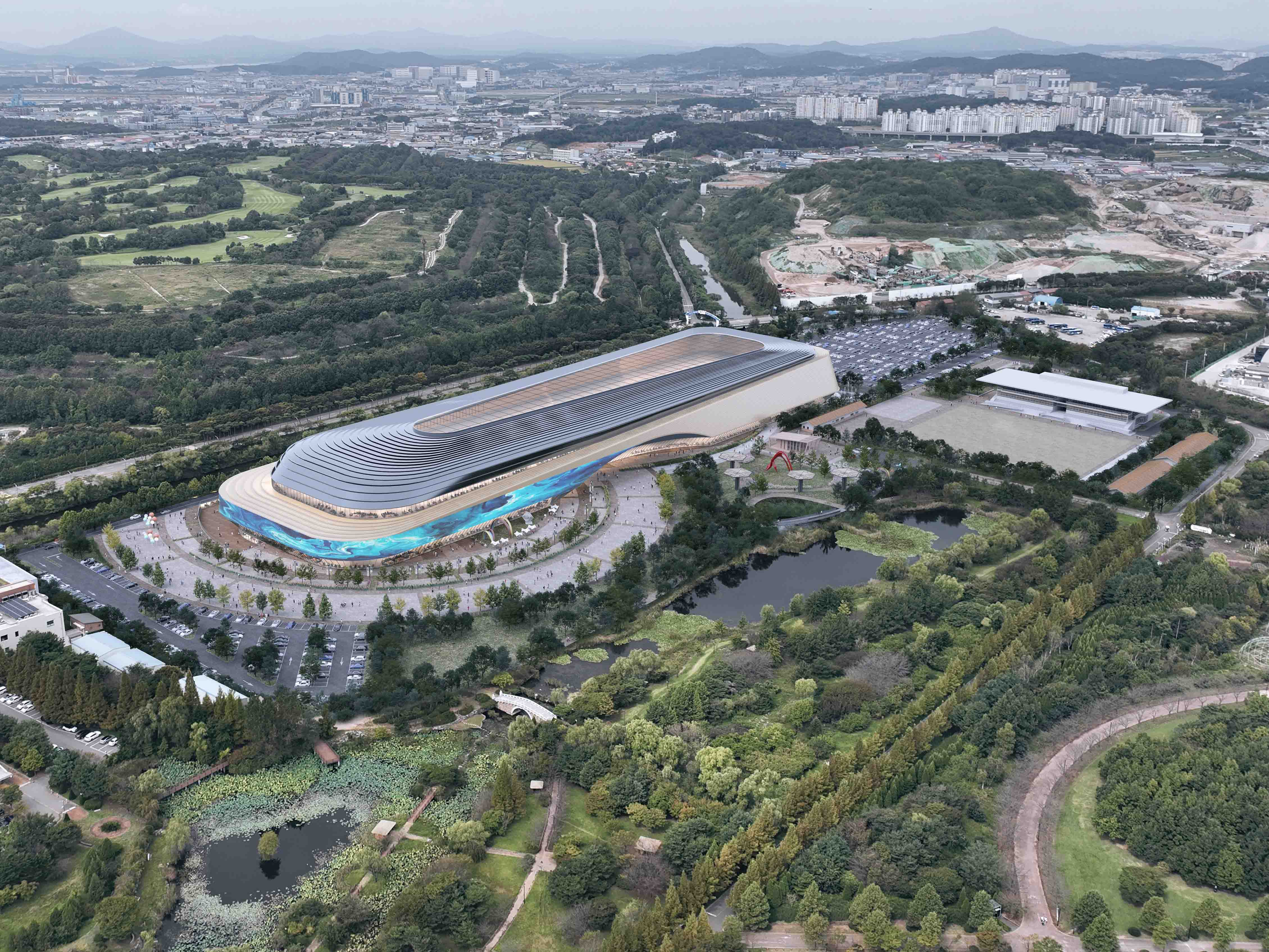 테마파크 조감도. /사진제공=한화호텔앤드리조트