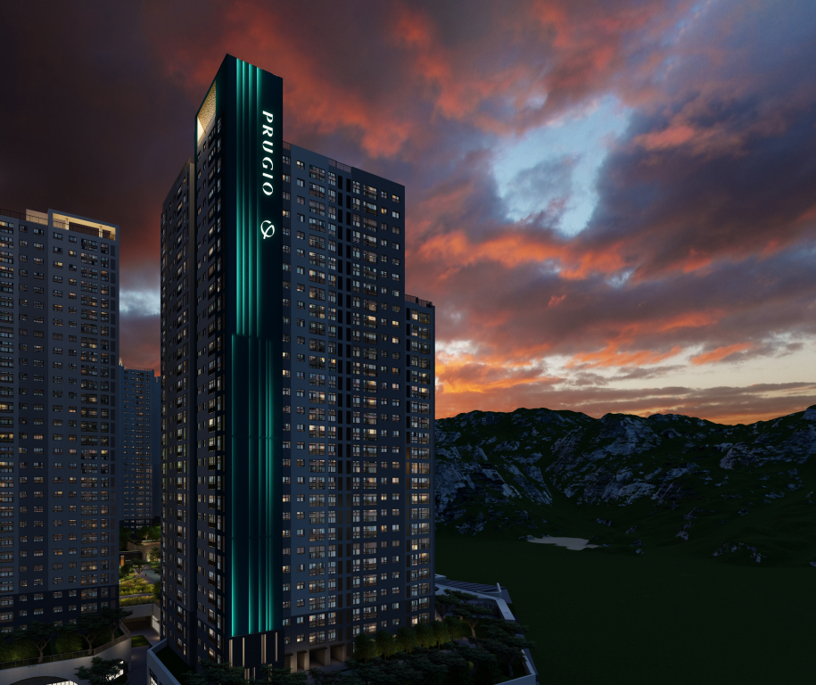 푸르지오 2025 에디션에서 발표한 푸르지오 측벽 파사드 조명 / 사진제공=대우건설