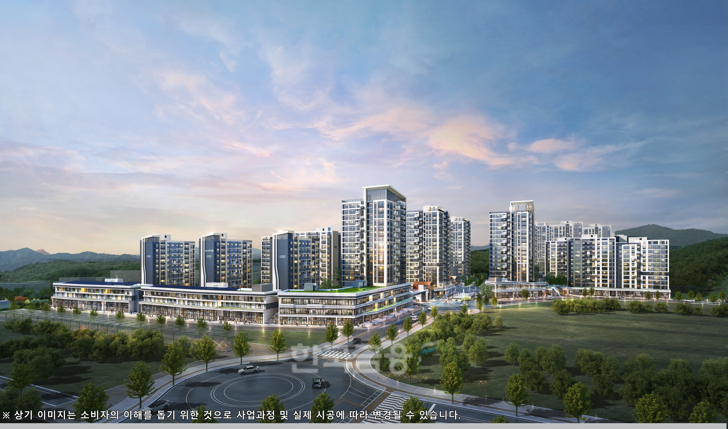 세종5-1 L12BL 양우내안애 아스펜 투시도. /사진제공=양우건설