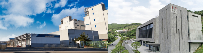 유한화학 화성공장(왼쪽), 대웅제약 용인 바이오센터. /사진=각 사