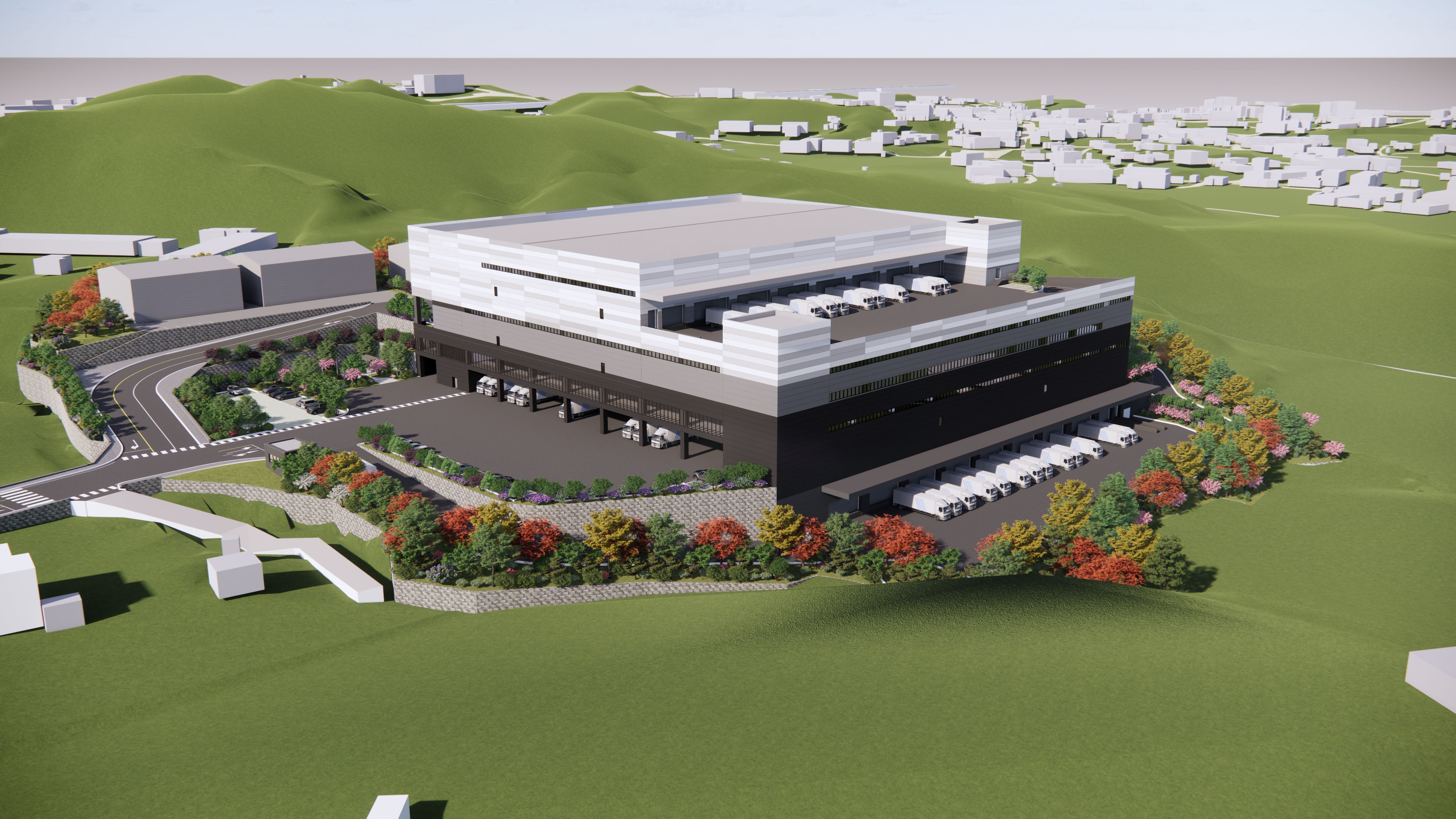 화성 덕우리 물류센터 조감도./사진제공=요진건설