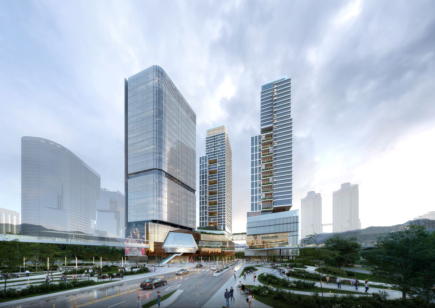 용산 도시재생혁신지구 복합시설 설계공모 당선작./사진제공=LH