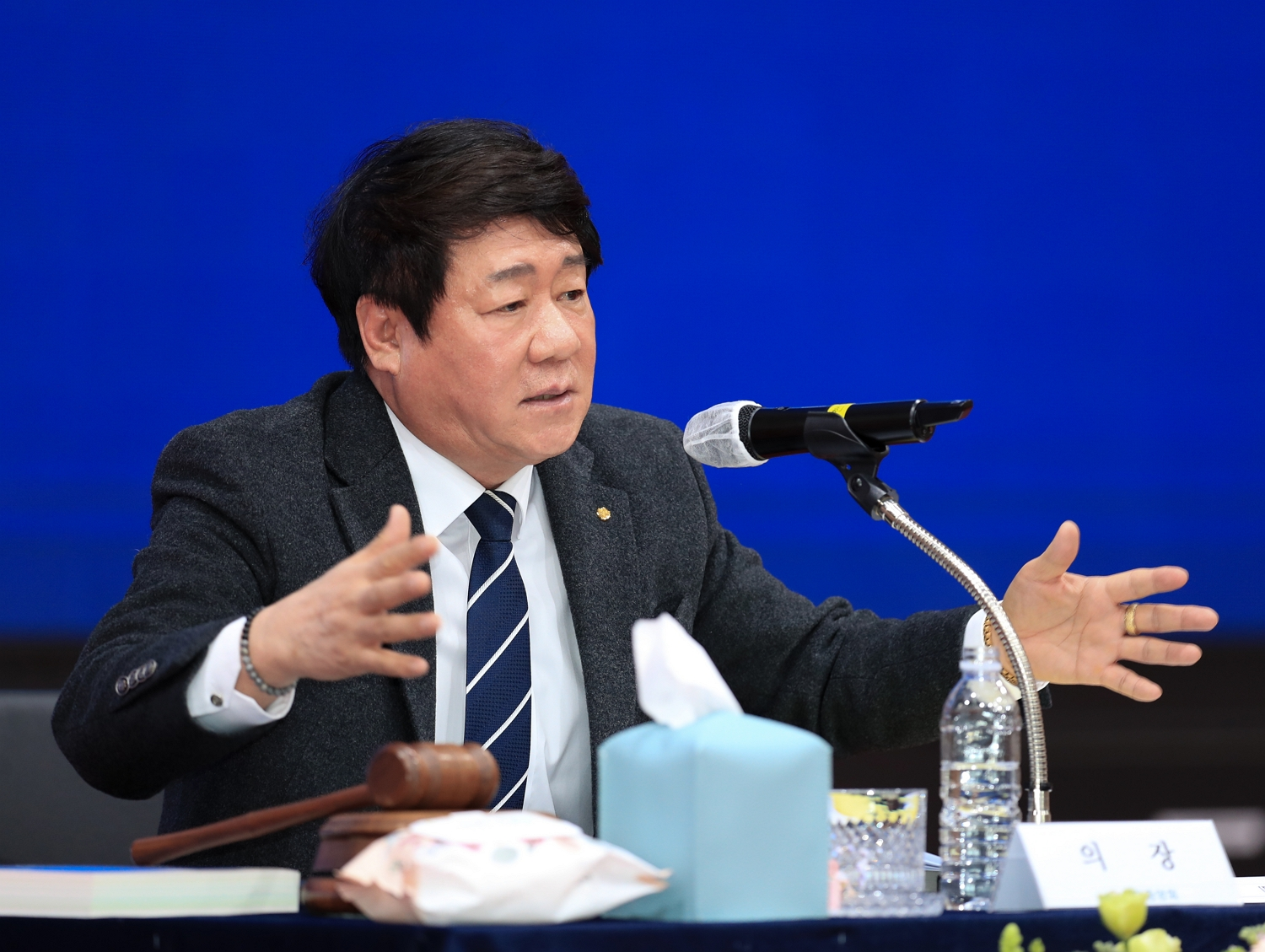 김윤식 신협중앙회 회장이 '제52차 정기대의원회'에서 기념사를 하고 있다.(2025.02.26.)/사진 제공 = 신협중앙회