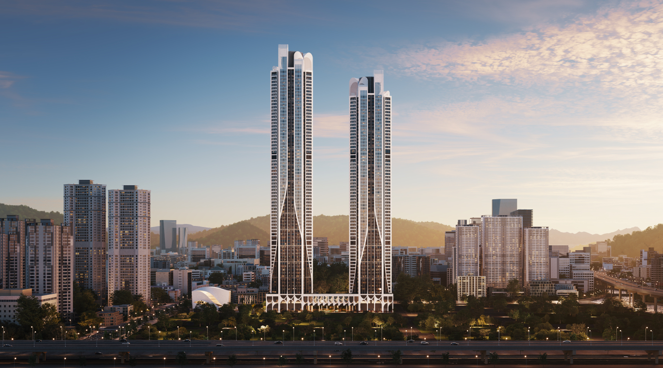 부산 ‘블랑 써밋 74’ 투시도. / 사진제공=대우건설