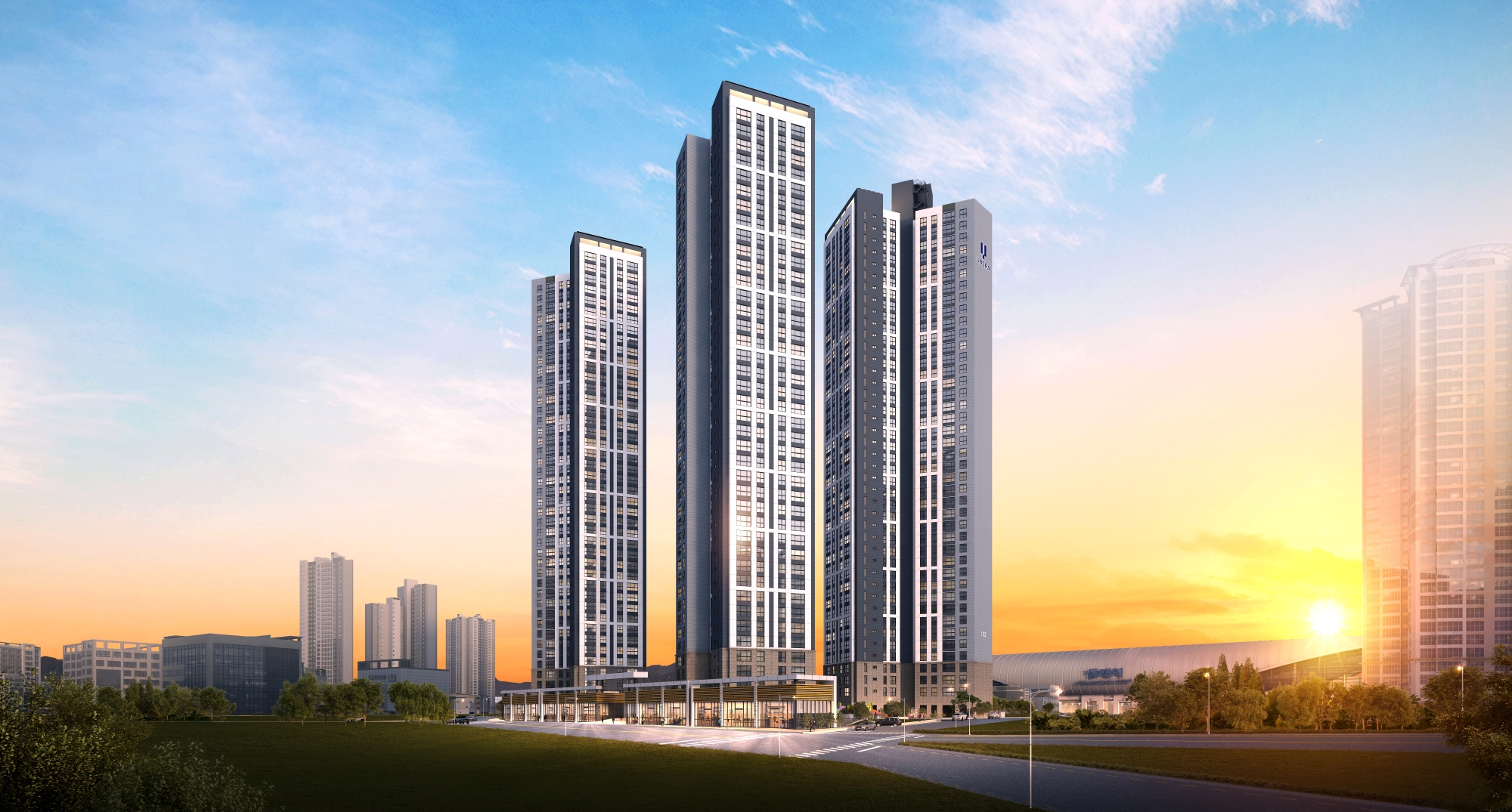 동래반도유보라 투시도 / 사진제공=반도건설