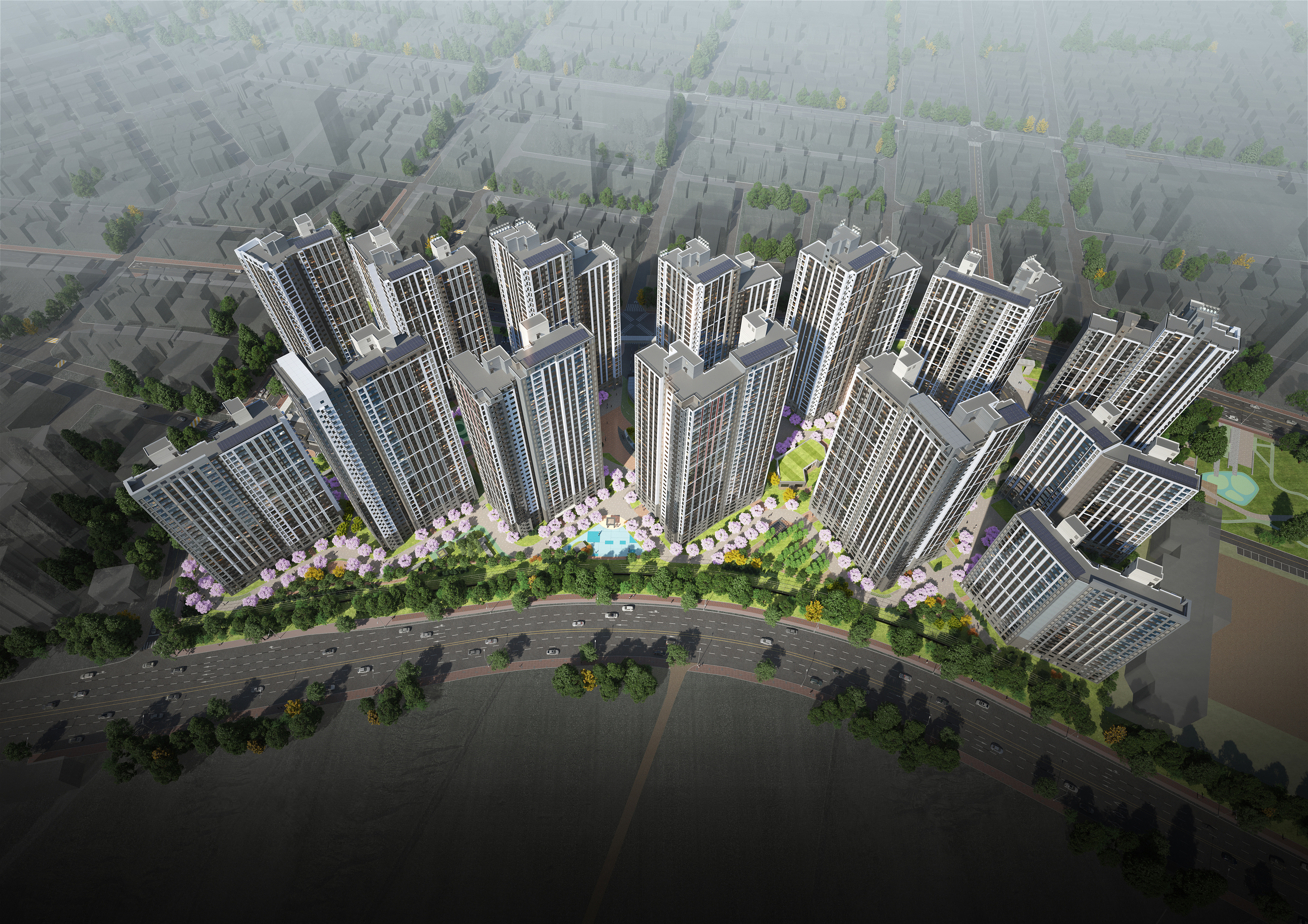 힐스테이트 평택역센트럴시티 조감도.사진제공=현대건설