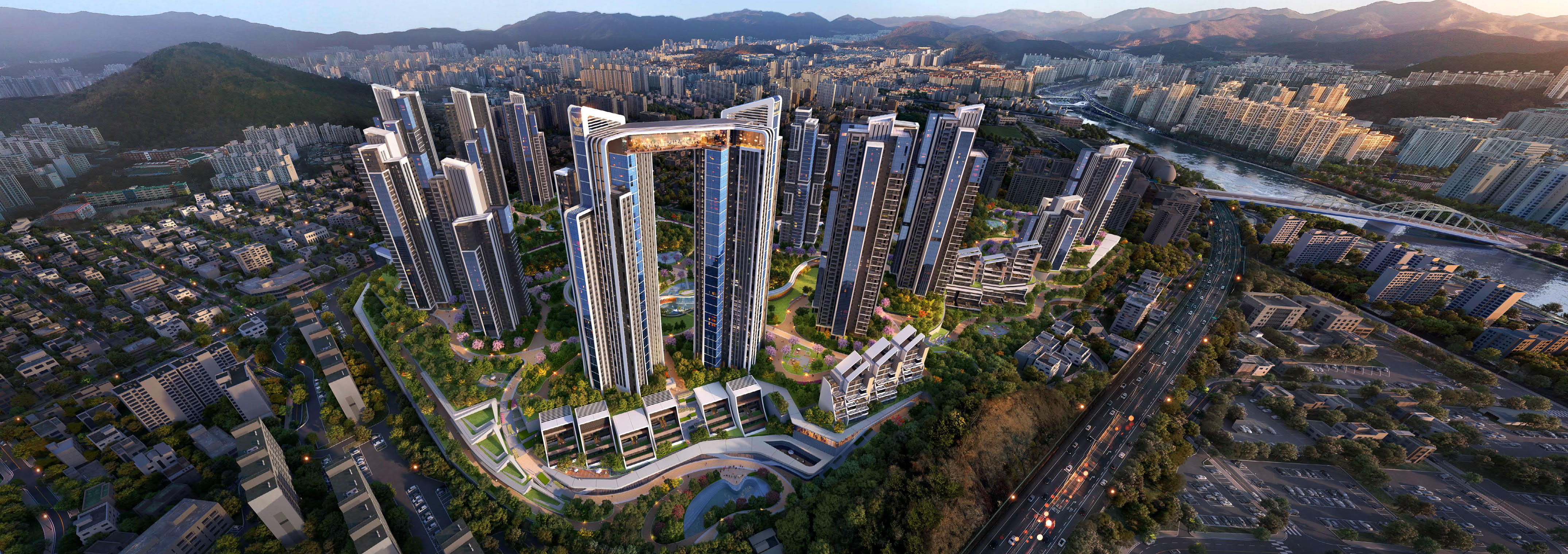 부산 연산5구역 조감도./사진제공=현대건설