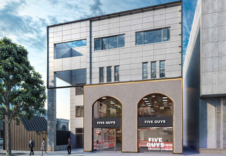 파이브가이즈 압구정점이 오는 4월에 오픈한다. /사진제공=에프지코리아