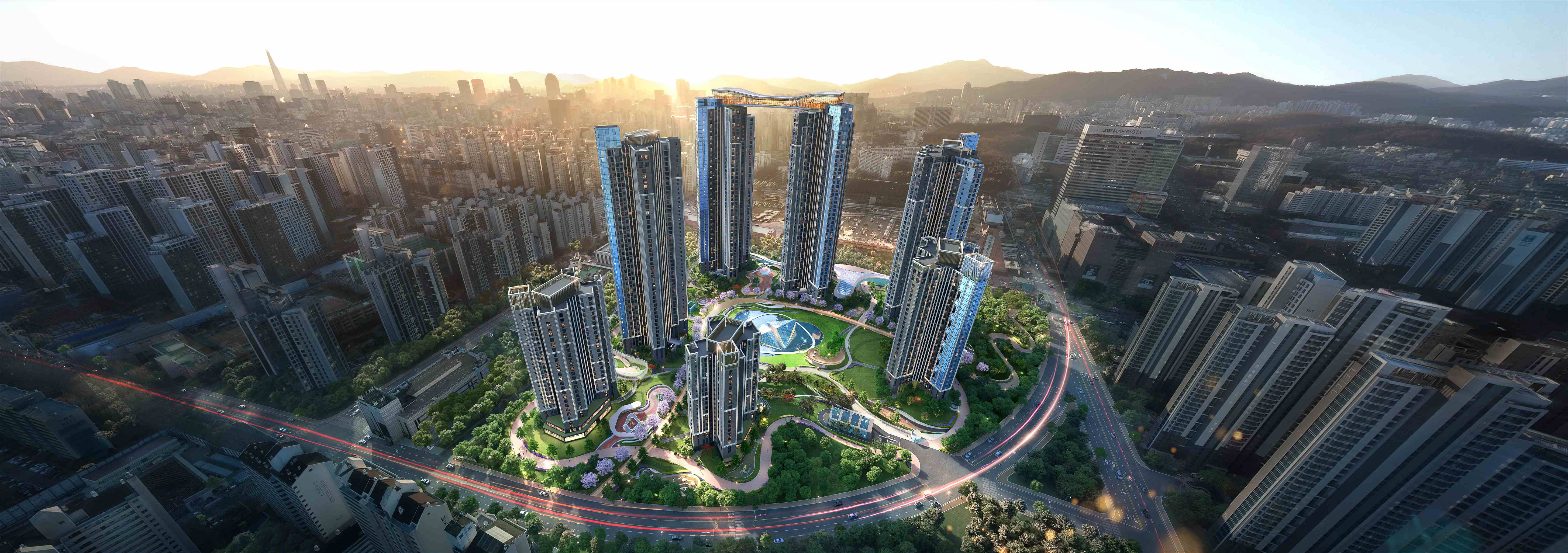 래미안 헤리븐 반포 조감도. / 사진제공=삼성물산