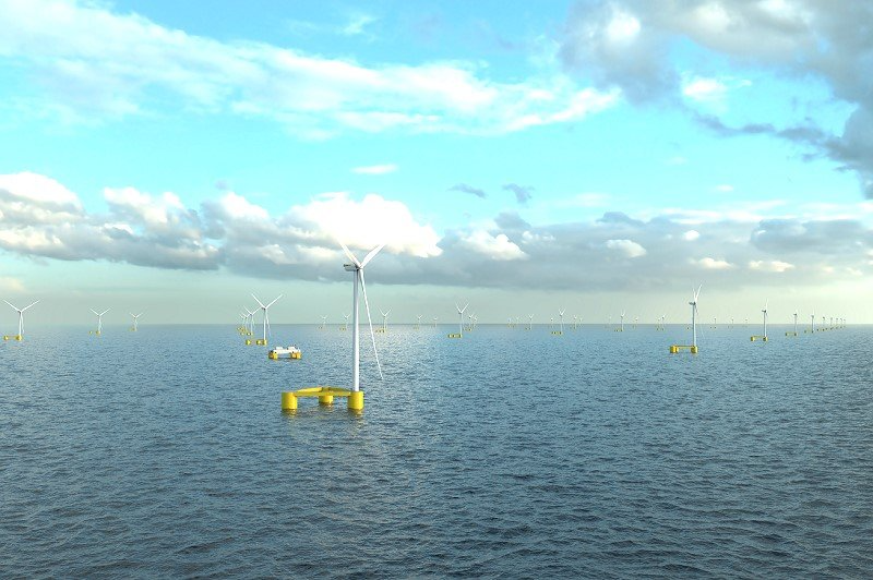 에퀴노르 반딧불이 해상풍력발전단지 조감도./사진제공=포스코이앤씨