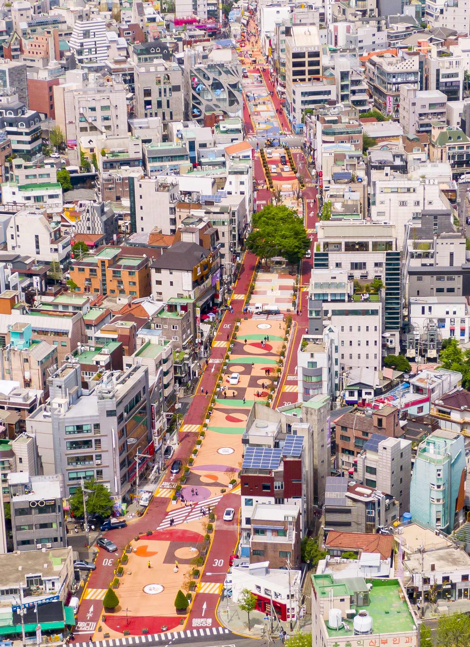 레드로드 일대 전경./사진제공=마포구