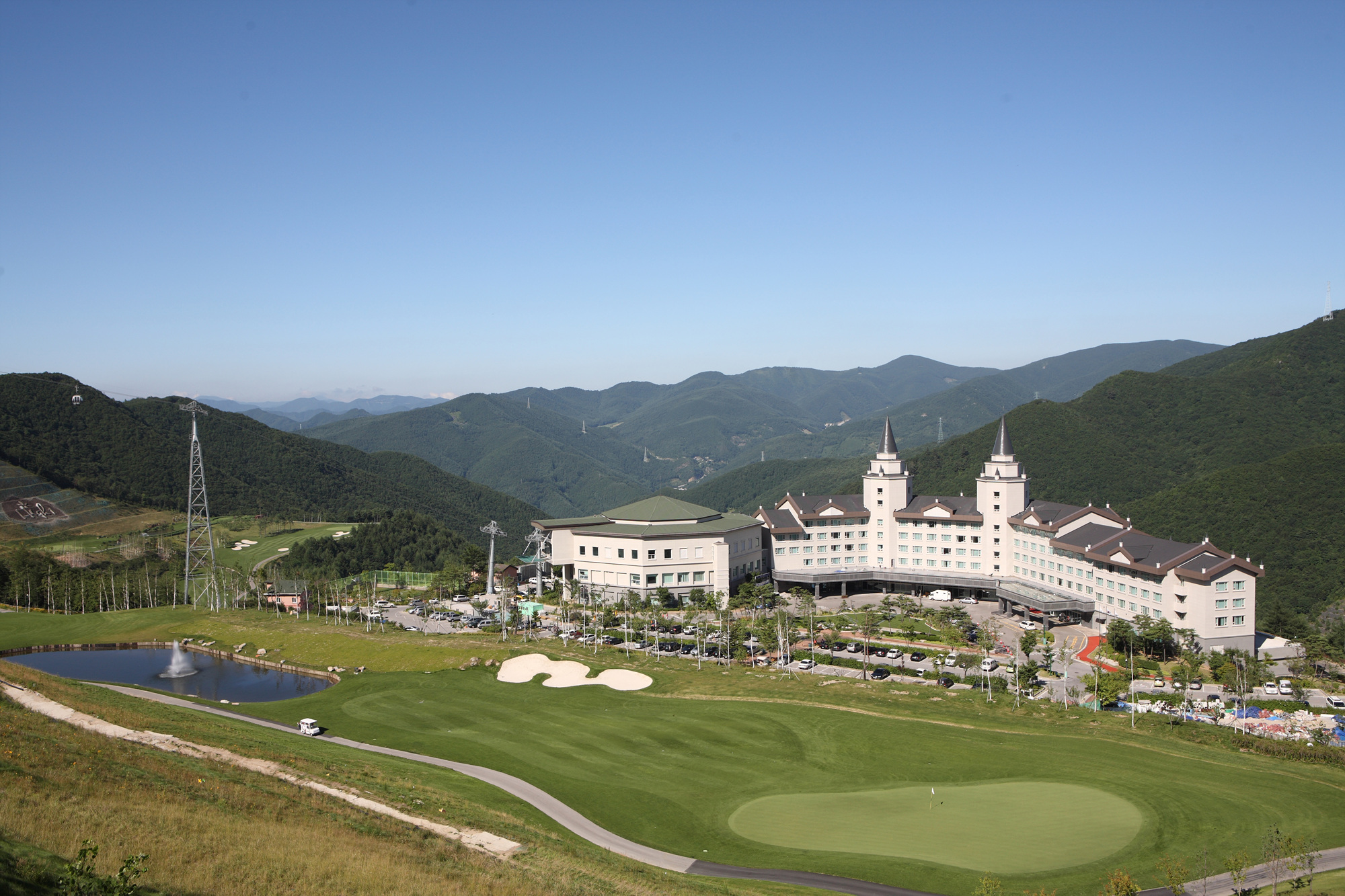 하이원CC, 리조트 전경./사진제공=강원랜드