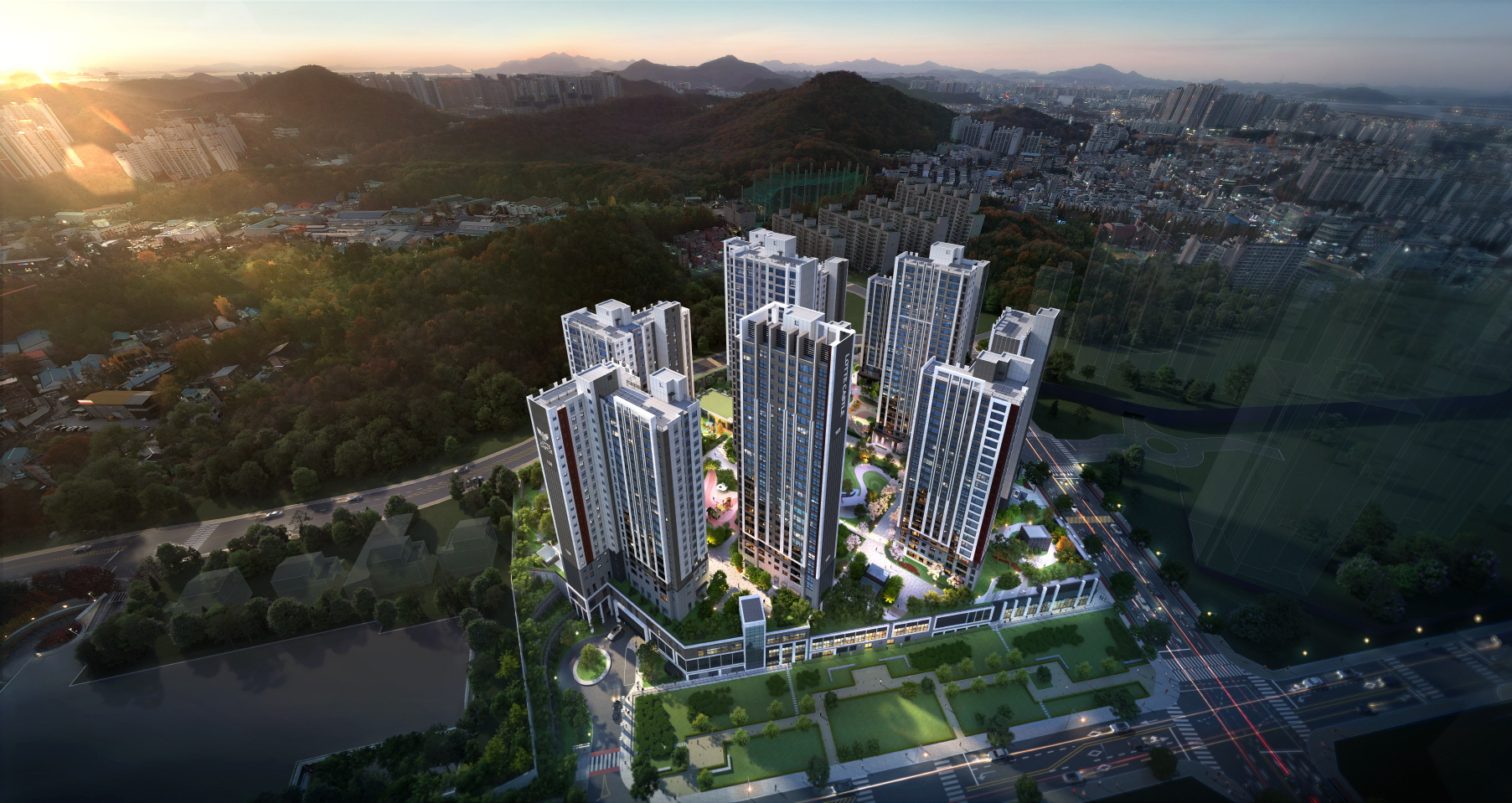 풍무역 롯데캐슬 시그니처 조감도. / 사진제공=롯데건설