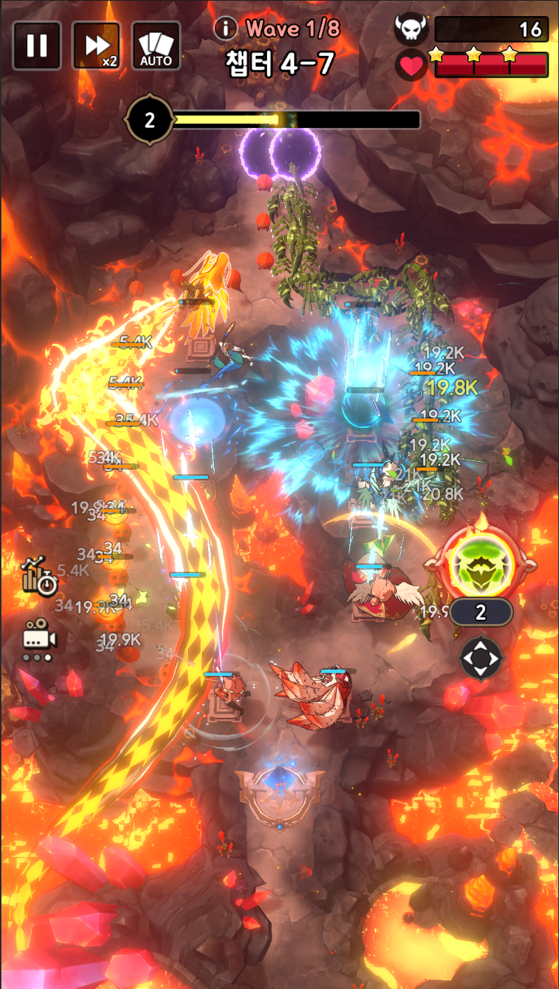 서머너즈 워:러쉬 타워 디펜스 스크린샷. / 사진=컴투스