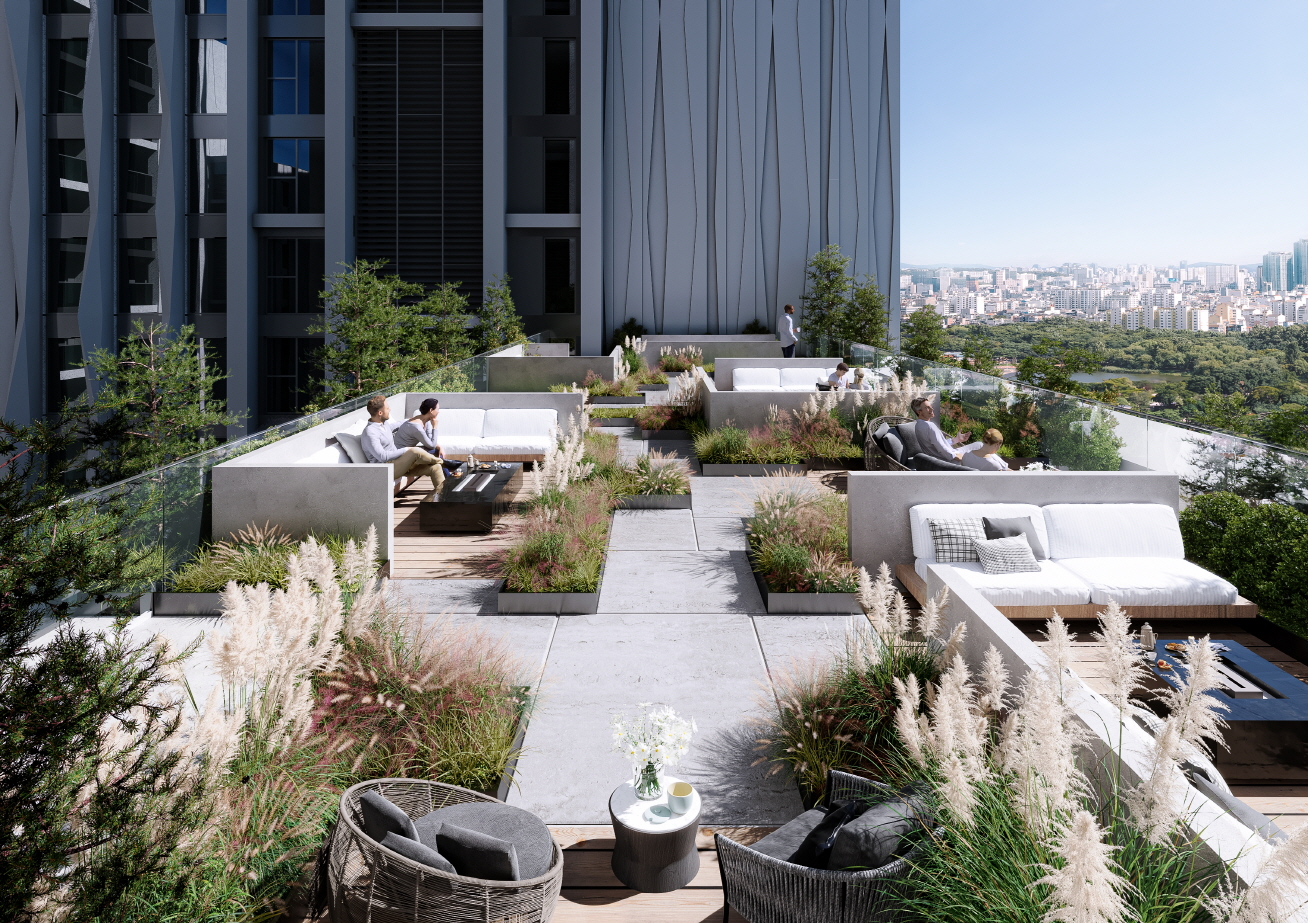 더파크사이드 서울 투시도./사진제공=일레븐건설