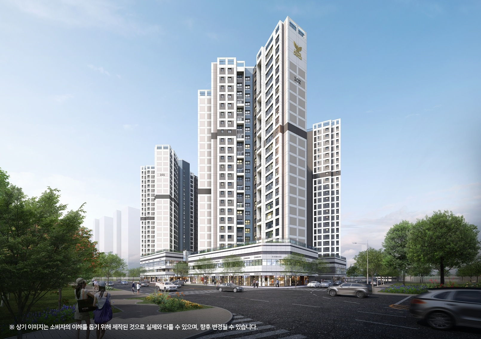 도봉 롯데캐슬 골든파크 투시도. / 사진제공=롯데건설