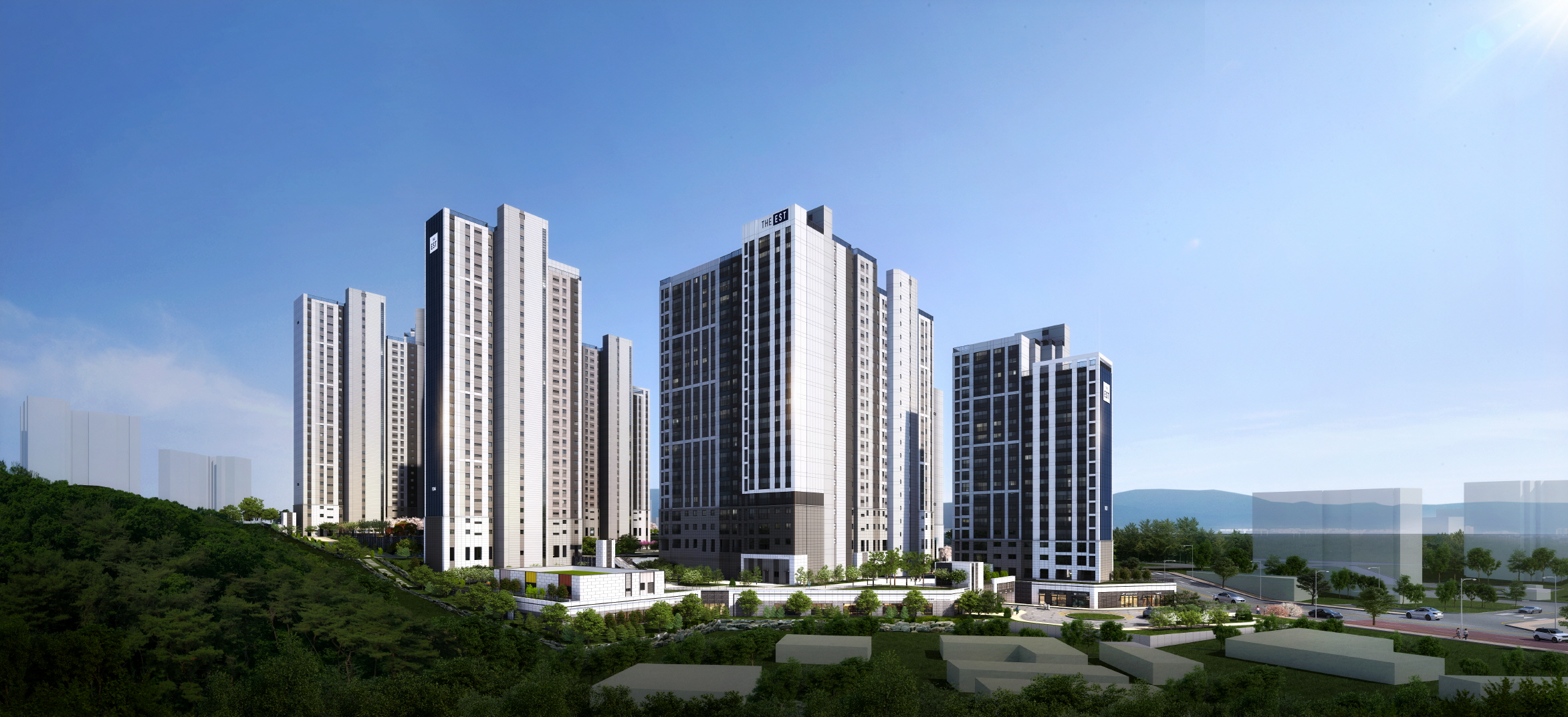 ‘춘천 동문 디 이스트 어반포레’ 투시도./사진제공=동문건설