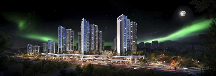 서울 강북구 미아9-2구역 투시도./사진제공=현대건설 컨소