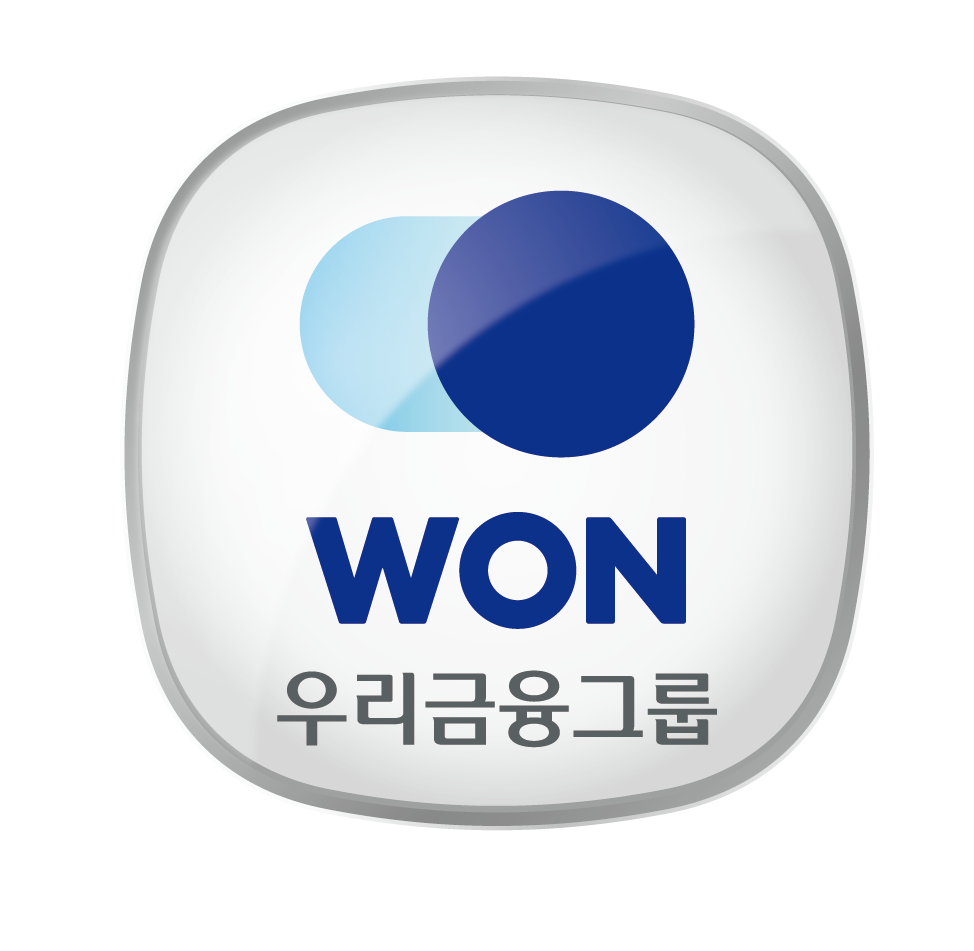 통합과 새 출발, 디지털 선도의 의미를 담은 우리금융그룹의 새 보조 휘장 / 이미지 = 우리금융지주