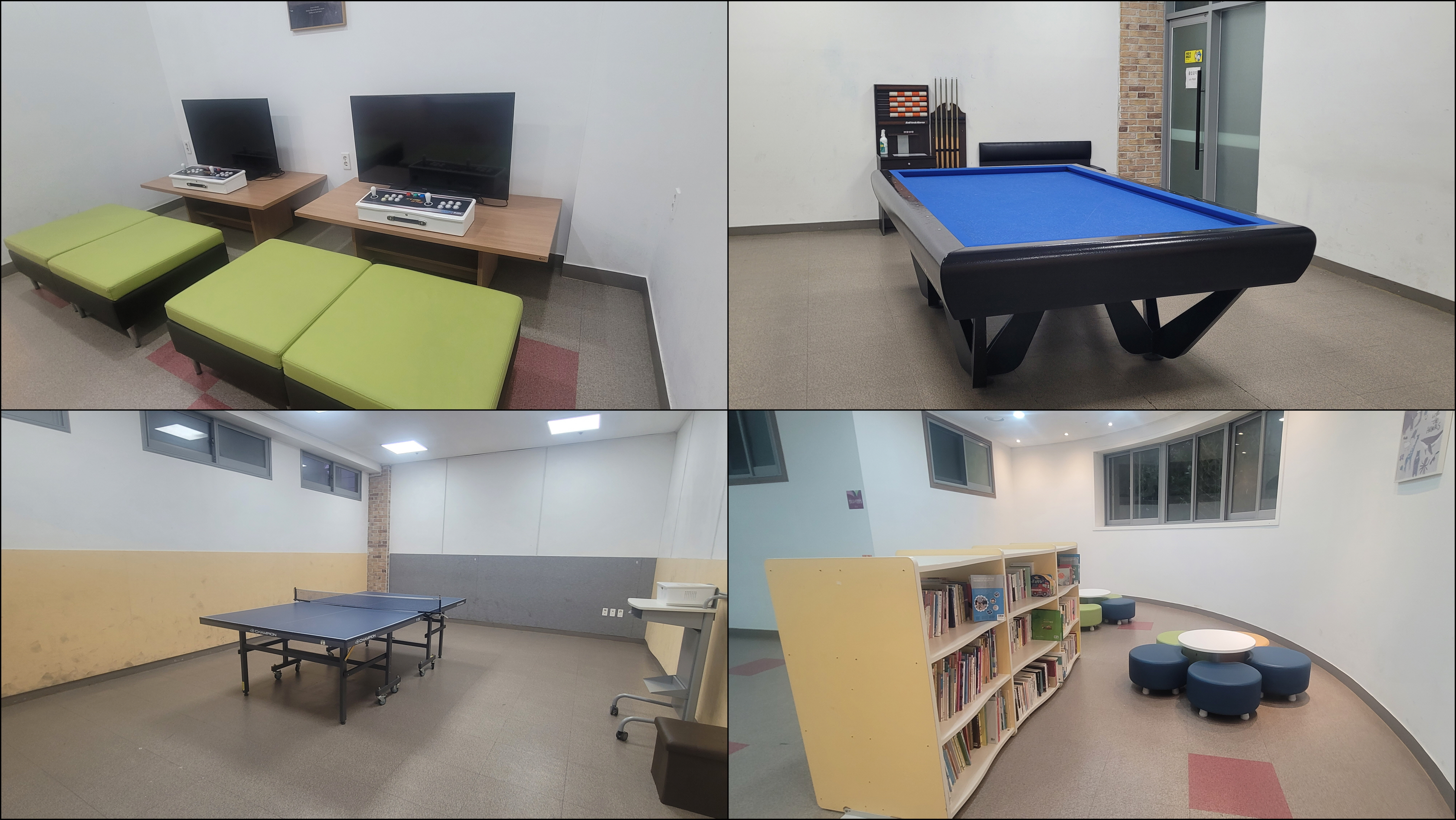 용산 제주유스호스텔 내 다양한 커뮤니티 공간./사진 = 주현태 기자