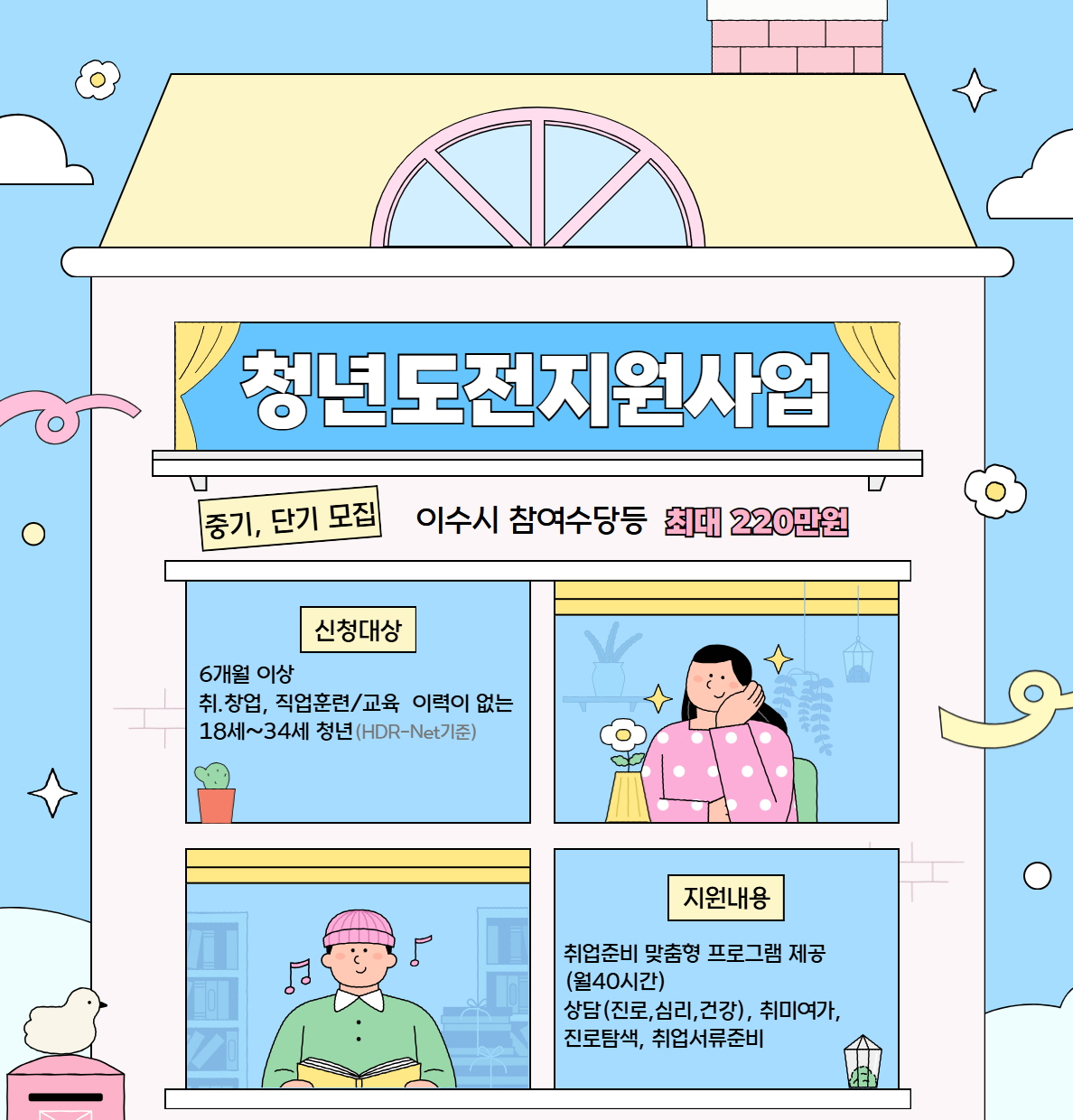 마포구 청년도전지원사업 포스터./사진제공=마포구