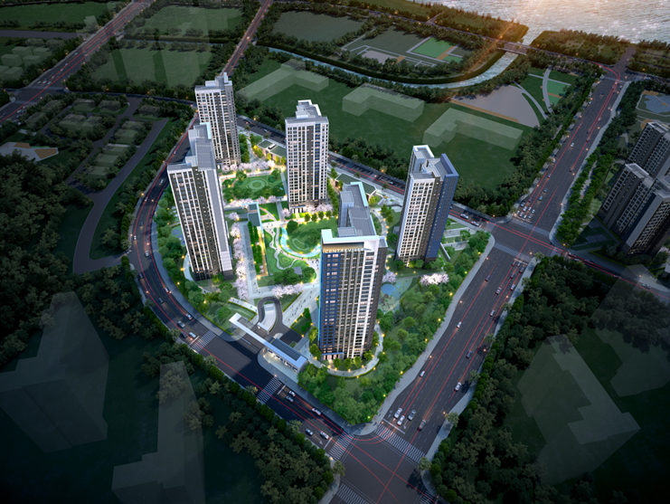 동부건설, 의왕군포안산S1-1BL 조감도./사진제공=동부건설