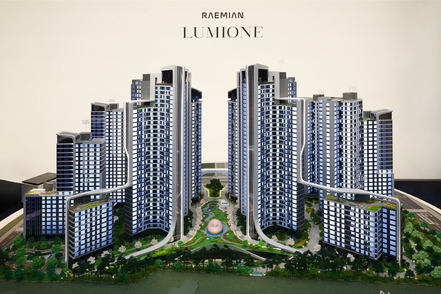 개포우성7차 '래미안 루미원' 홍보관 모형. /사진제공=삼성물산