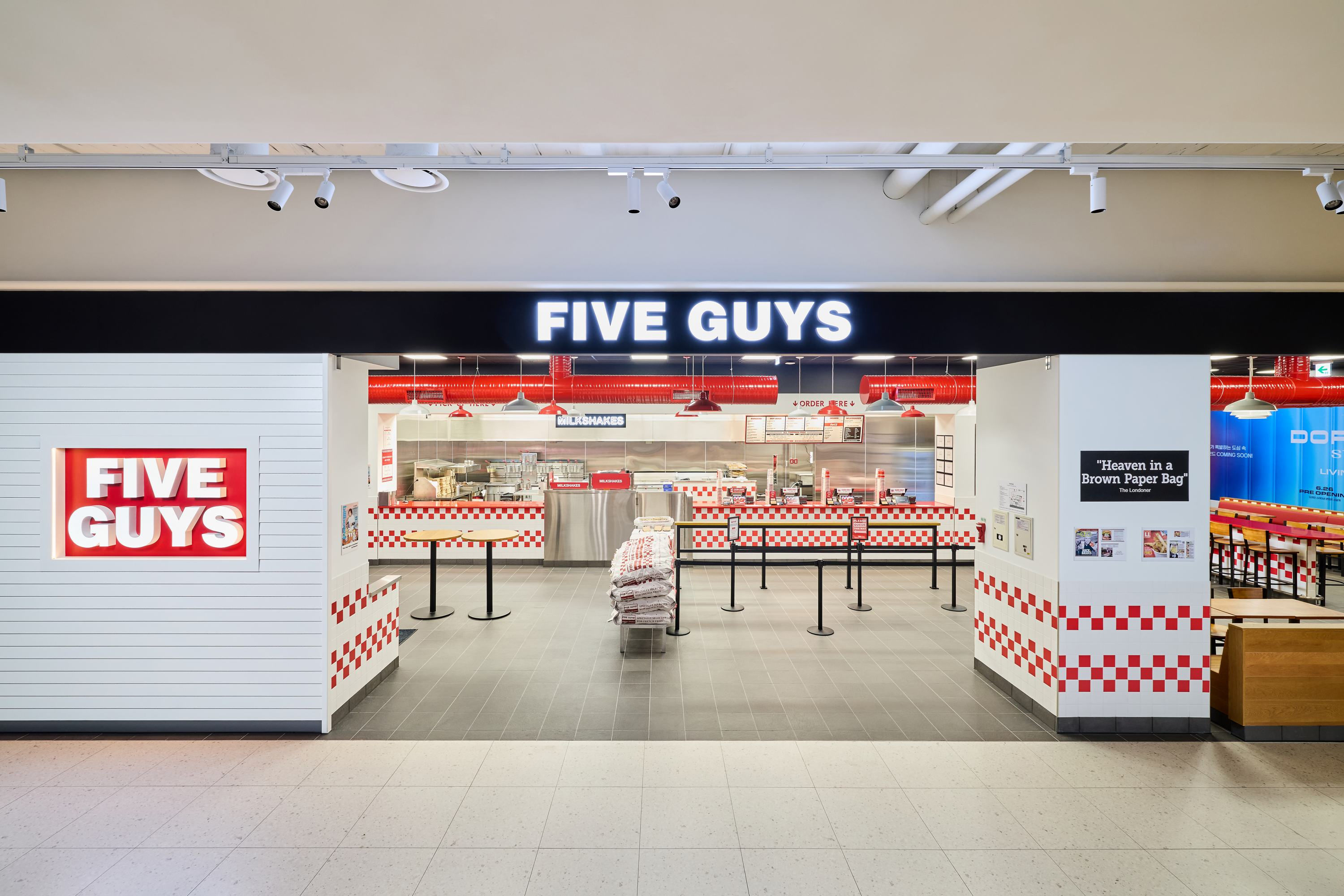 파이브가이즈 용산점이 25일 문을 연다. /사진제공=에프지코리아