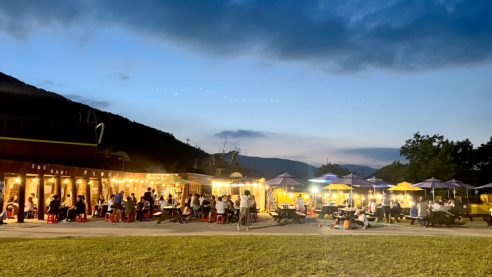 부영그룹 오투리조트 야외 바비큐장./사진제공=부영그룹