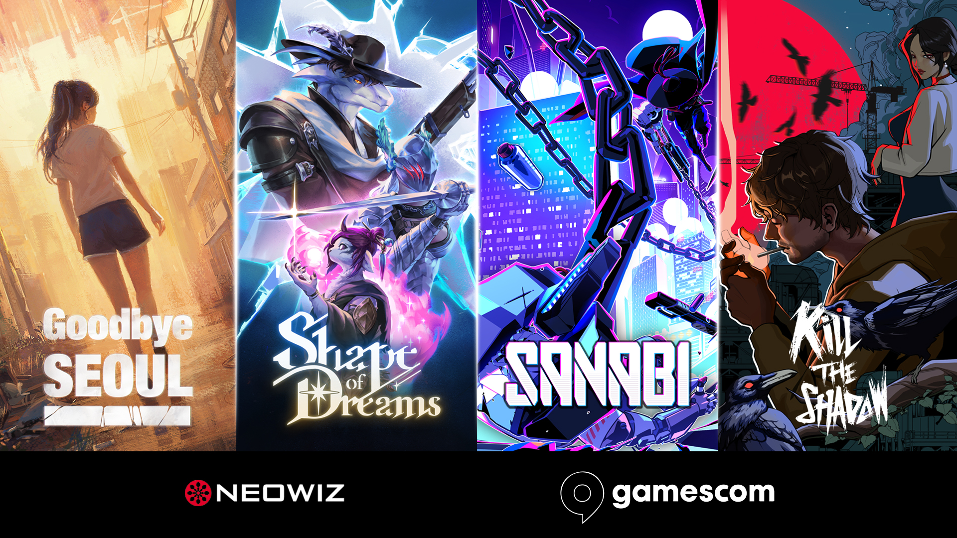 네오위즈가 올해 게임스컴에 출품하는 인디게임 라인업. / 사진=네오위즈