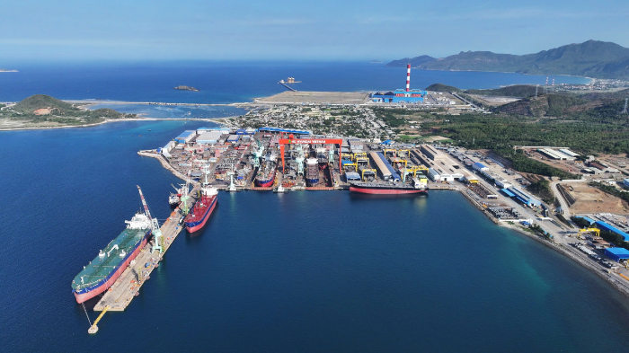 HD현대베트남조선 야드 전경. /사진제공=HD현대