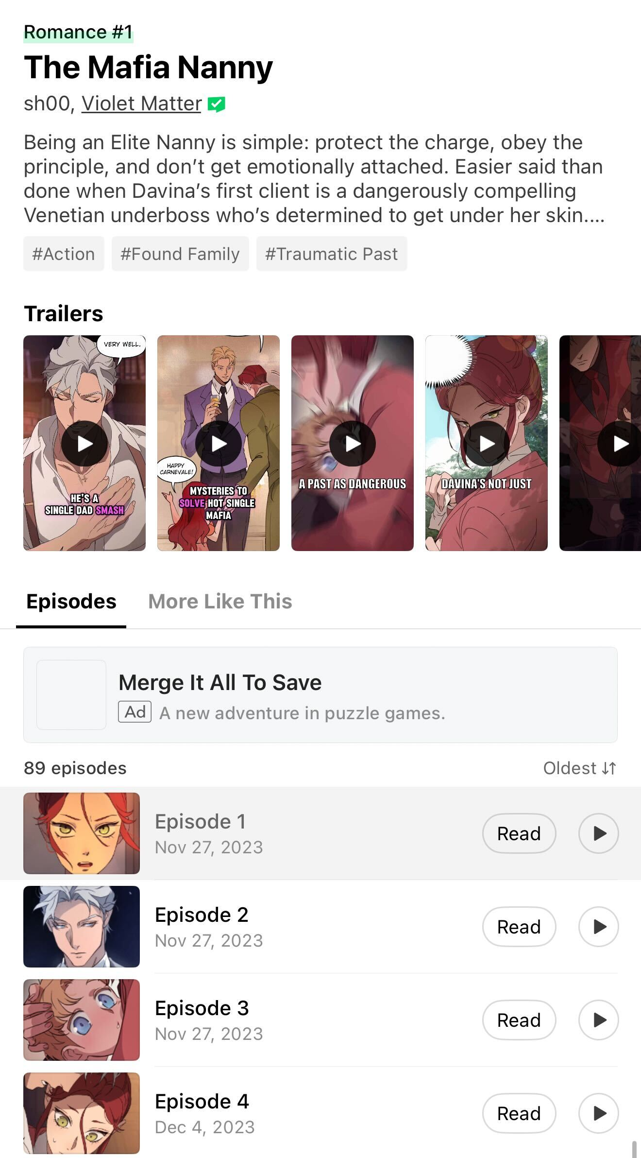 네이버웹툰이 ‘읽는 웹툰’을 넘어 숏폼(1~3분 내외 짧은 영상 길이) 영상과 웹툰을 접목한 ‘보는 웹툰’ 서비스를 도입했다. / 사진=네이버웹툰