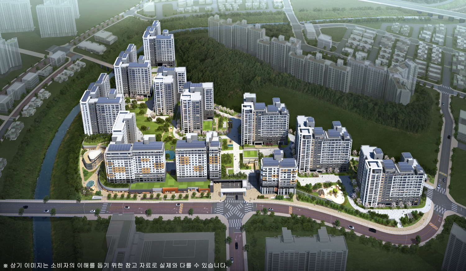 '엘리프 검단 포레듀' 조감도. /사진제공=계룡건설