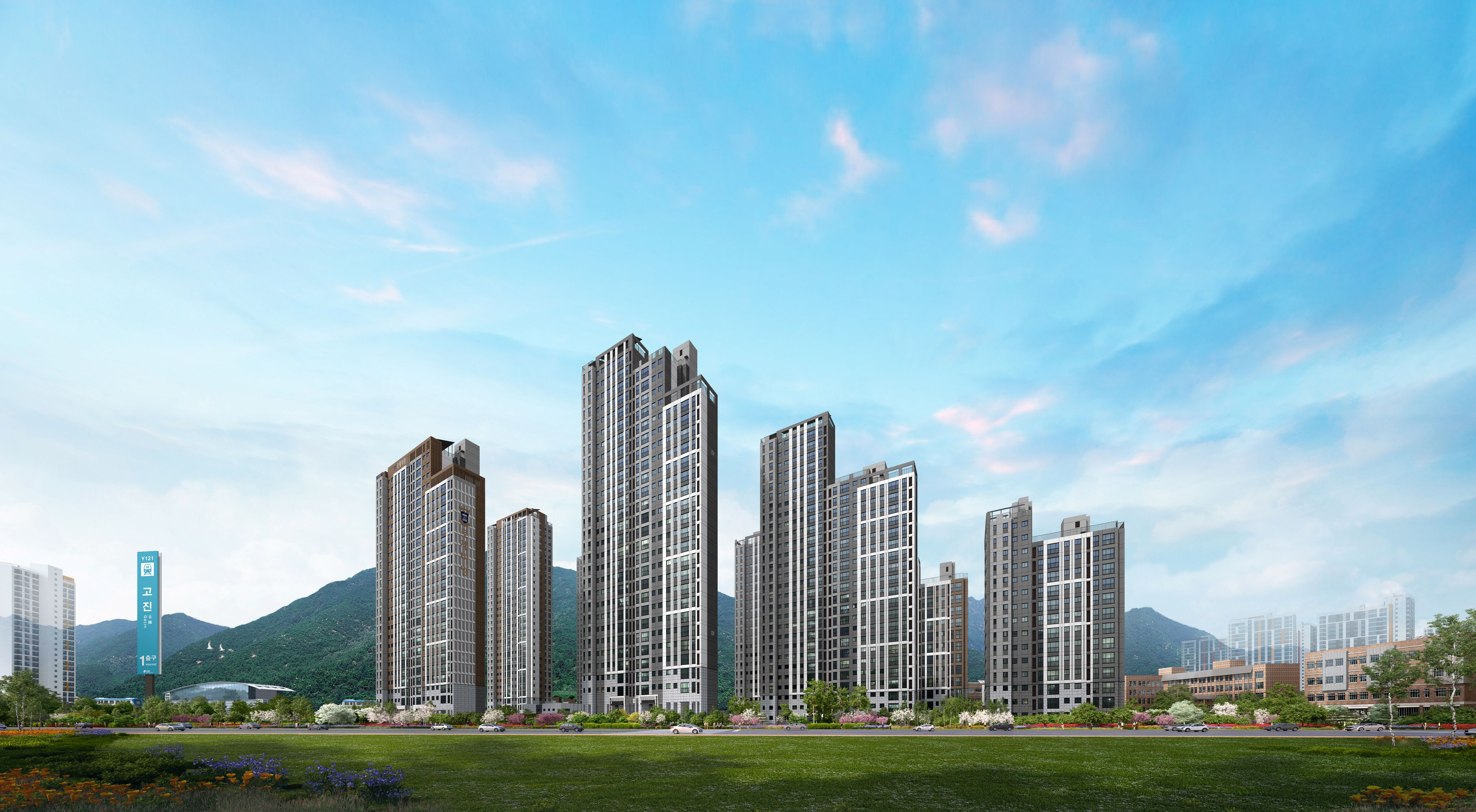 ‘용인 고진역 대광로제비앙’ 투시도. /사진제공=대광건영