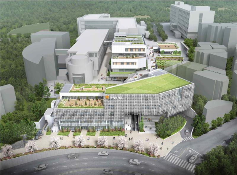 동국대학교 로터스관 신축공사 조감도./사진제공=동부건설