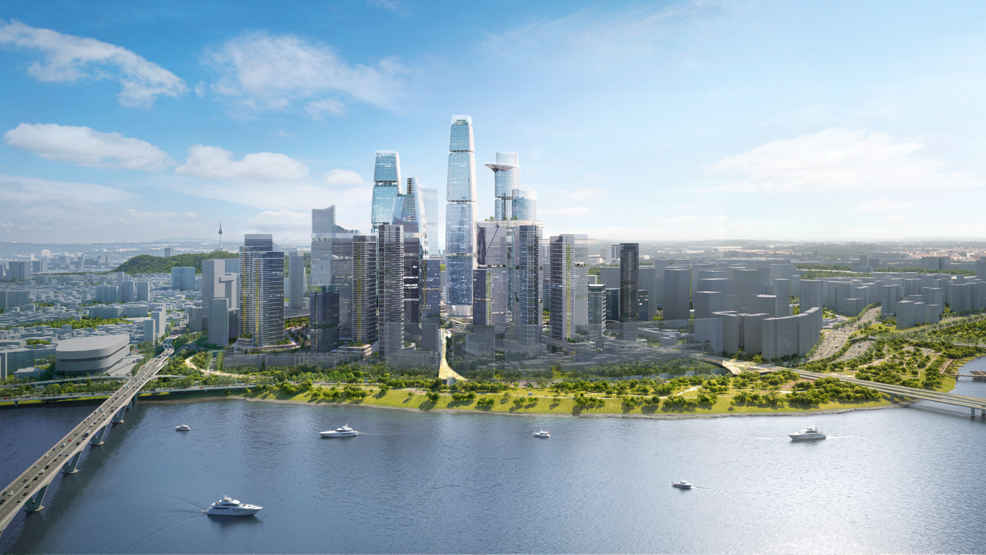 용산국제업무지구 조감도./사진제공=용산구