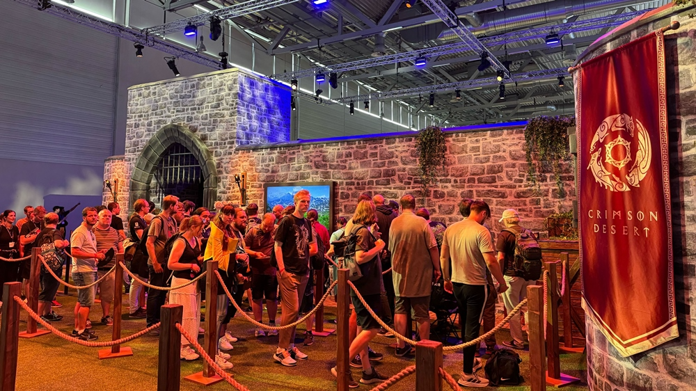 펄어비스 붉은사막 게임스컴 대기줄. / 사진=펄어비스